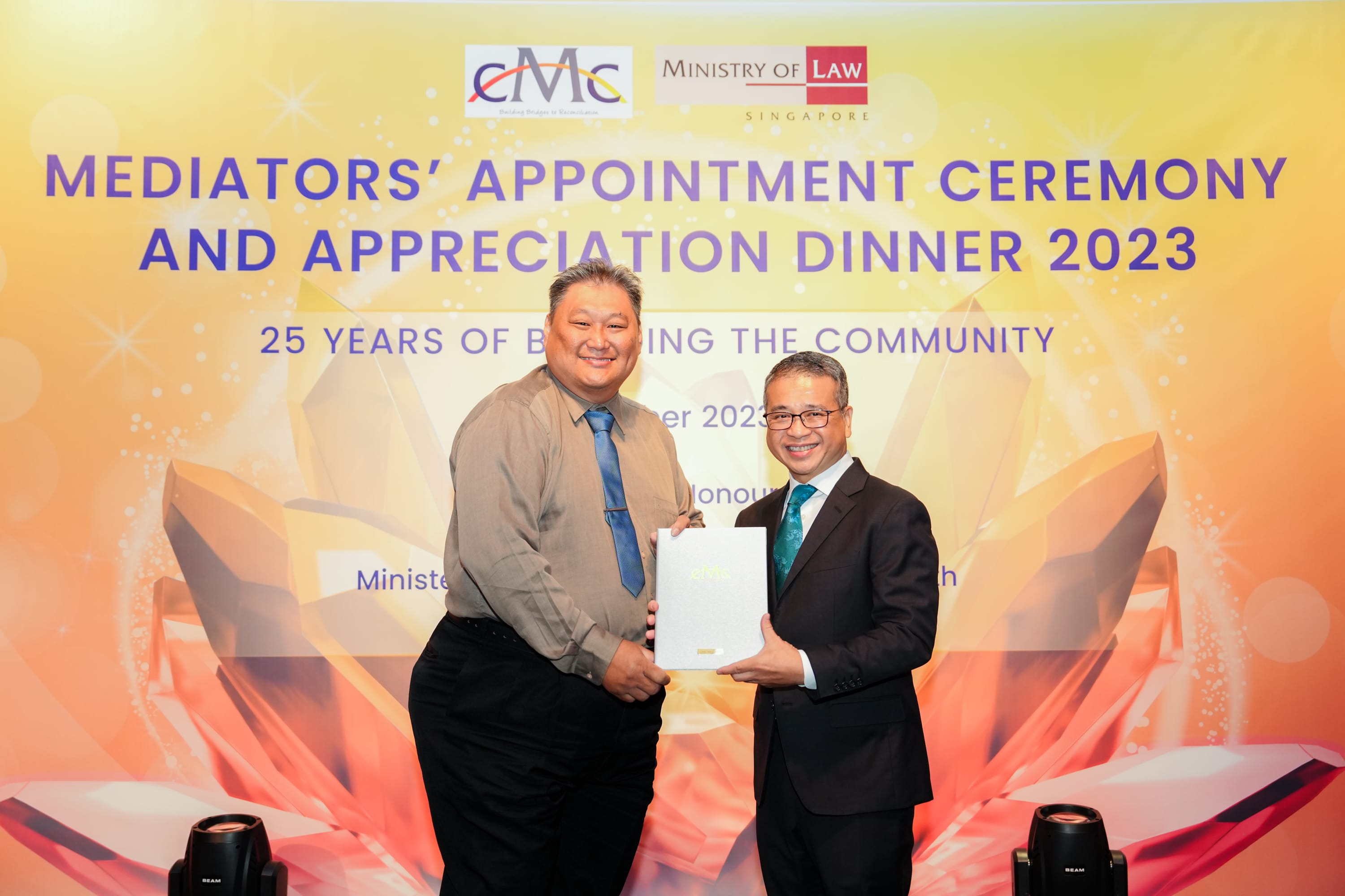 reappointment Image 10 award with Min Edwin